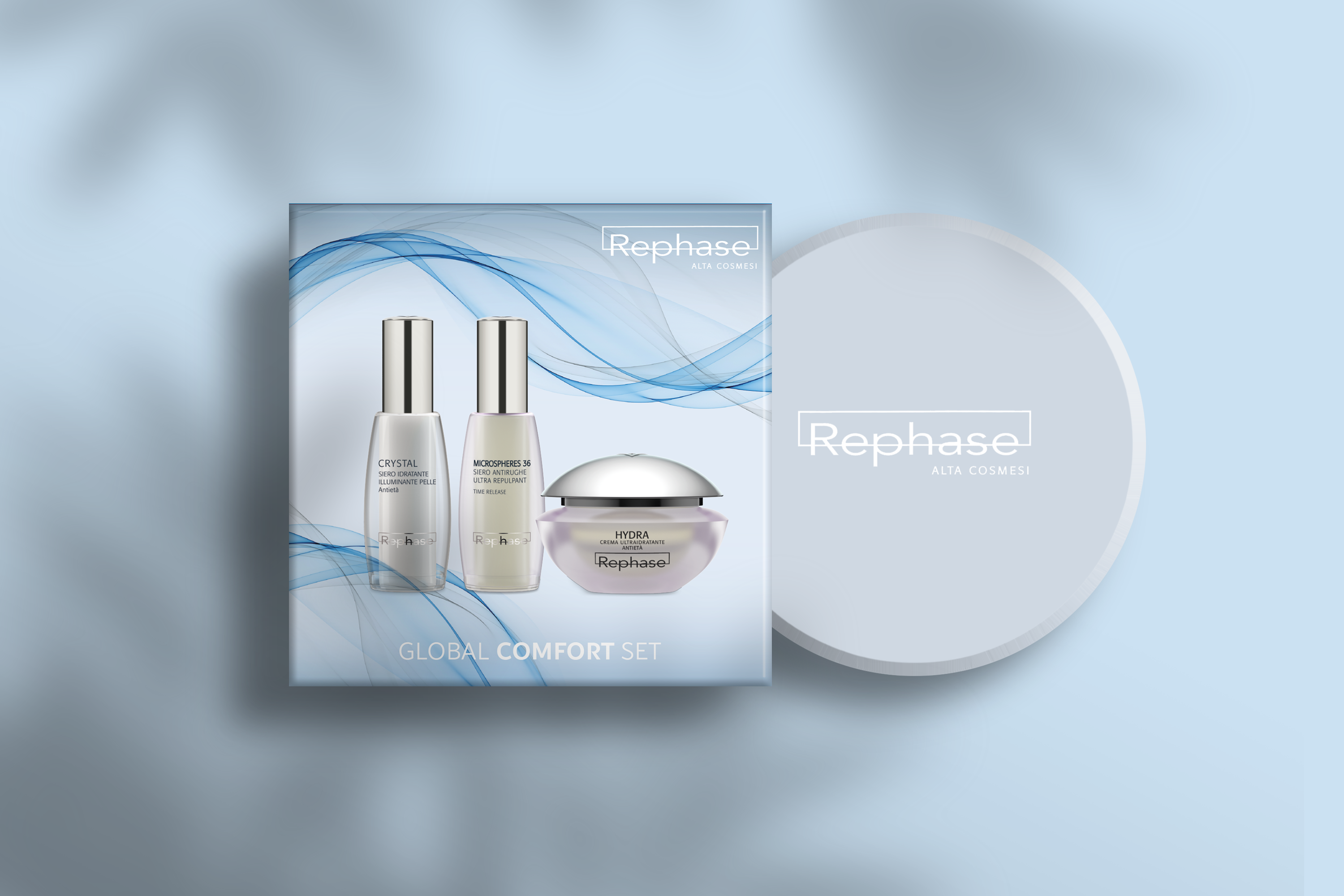 cosmetic jar and box mockup